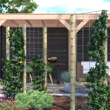 Gaas Volgpakket Tuinhek Grenen 180x75cm - Afbeelding 5