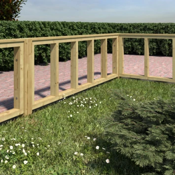 Tuinhek Grenen Donau Ca. 60x180 Cm - Afbeelding 3