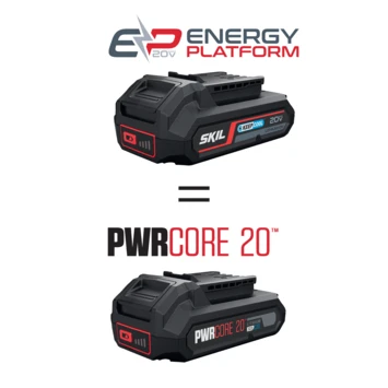 SKIL 20V Grasmaaier 0130BA Brushless 34cm + 2 Accu's 2,0Ah + Snellader - Afbeelding 2