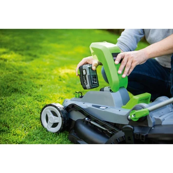 LUX 20V Accu Grasmaaier 33cm Incl. 2 Accu's 4,0Ah + Lader - Afbeelding 8