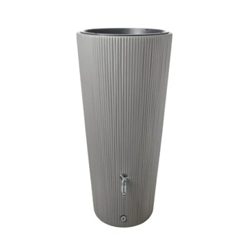 Garantia Regenton Met Plantenbak Grijs Kunststof 220 Liter - Afbeelding 3