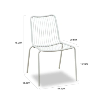 Tuinstoel Lucca Wit - Afbeelding 2