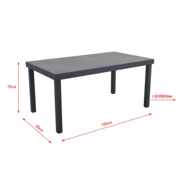 Tafel San Remo 160x90 Cm - Afbeelding 2
