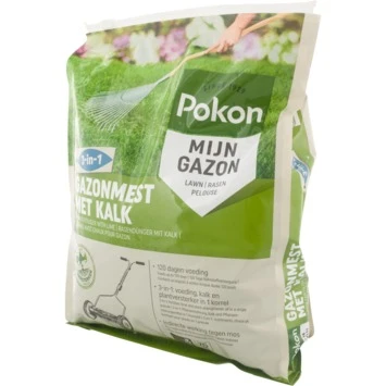 Pokon Gazonmest Met Kalk 3-in-1 5kg - Afbeelding 2