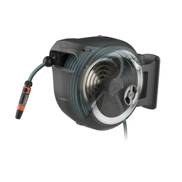 Gardena Wandslangenbox Roll Up 35 Grijs/wit Meter Incl. Tuinspuit - Afbeelding 2