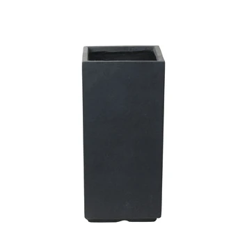 Pot Fiberclay Divider Antraciet 44x22x60 Cm