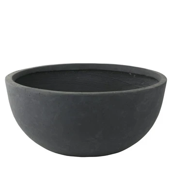 Schaal Antraciet Fiberclay 36x17 Cm