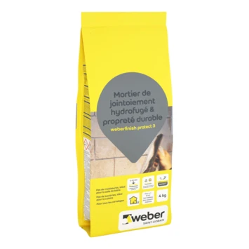 Weber Finish Protect 3 Voegmiddel Licht Grijs 4kg - Afbeelding 2