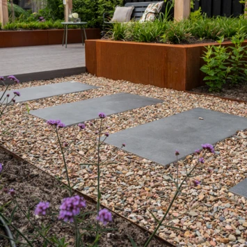 Keramische Terrastegel Kerastrada 90x45x3 Cm Concrete Antraciet - Afbeelding 5